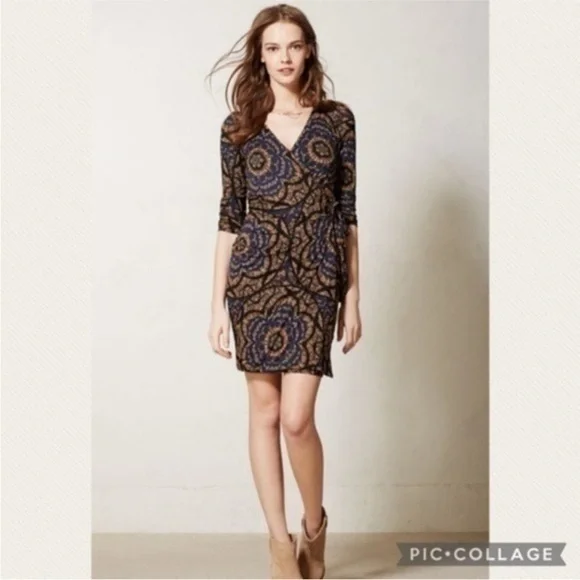 Anthropologie Lena Wrap Dress - Picture 2 of 12